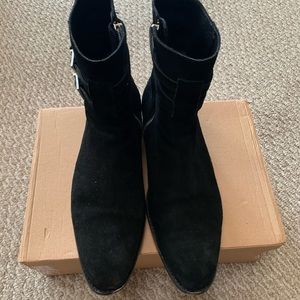 Kollar Clothing Black Suede Chelsea Boots